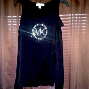 MK cold shoulder long sleeve